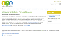 Tablet Screenshot of berkeleyparentsnetwork.org